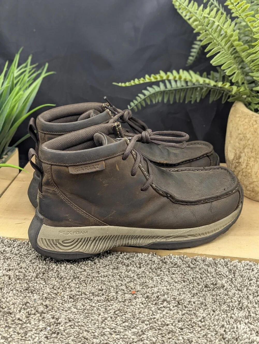 Ariat Spitfire Distressed Mens Size 8D Walking Casual Comfort Lace Up Boots
